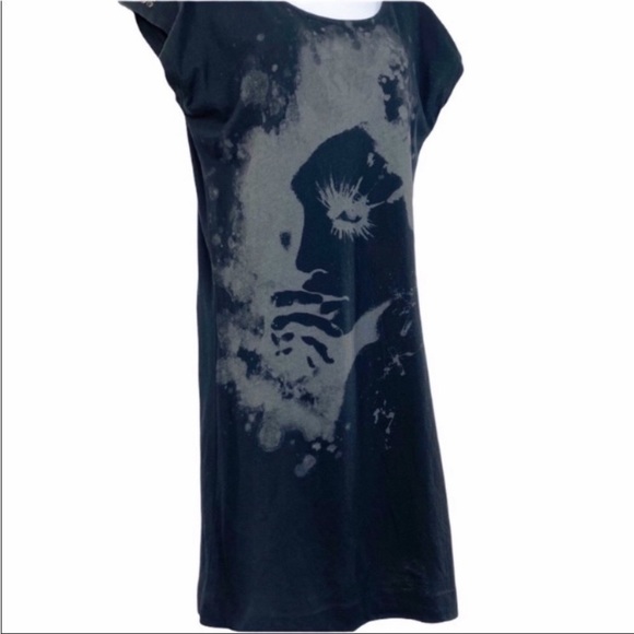 VOCAL studs haunted face tunic top L - Picture 7 of 11